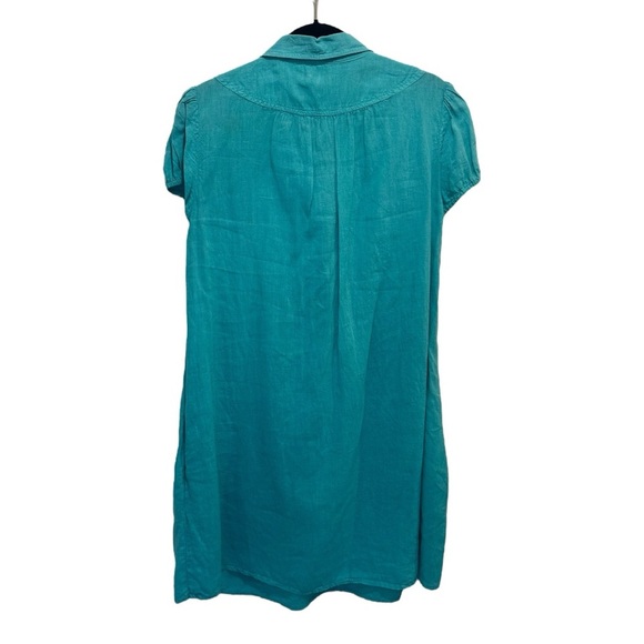 Calypso by Christiane Celle Dress Teal Large - Picture 3 of 6